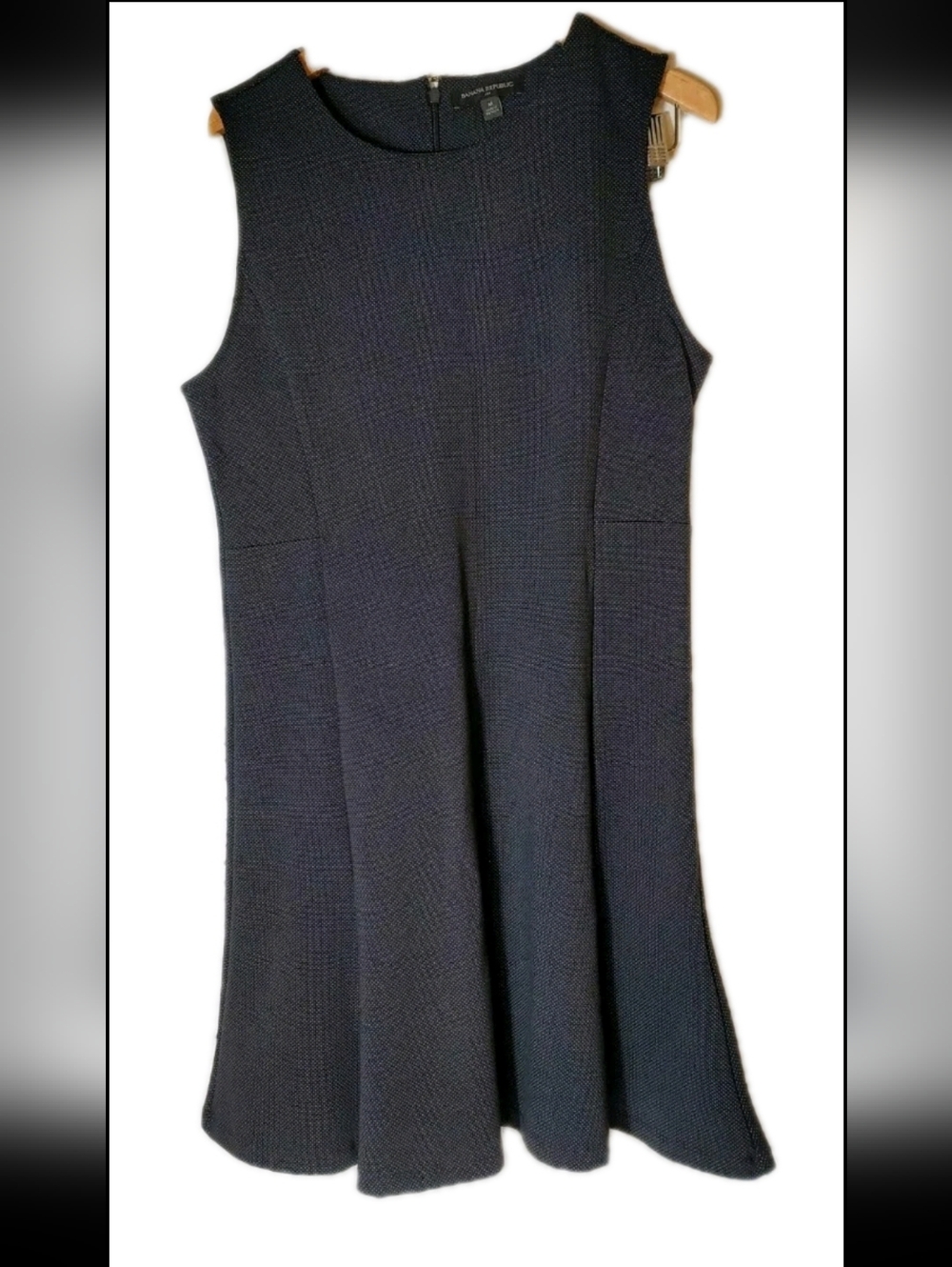 Banana Republic Women's Polkadot Sleeveless Dress Size Medium Navy Summer Beach